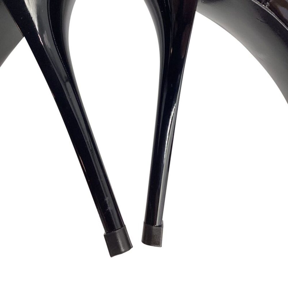 Saint Laurent Cassandra Heels in Black Patent Leather - Picture 2 of 10
